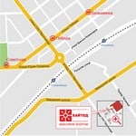 Самара. 
Схема проезда до офиса