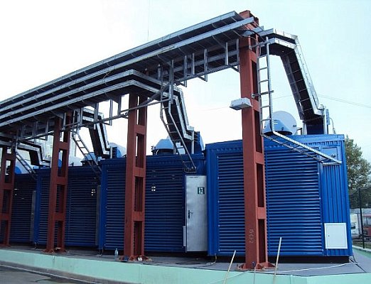 Монтаж СГЭ для ЦОД "Компрессор" компании КРОК