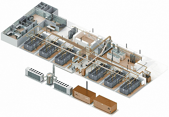 Создание инженерной инфраструктуры ЦОД НИИ «Восход»