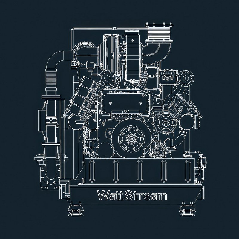 Галерея Газопоршневая электростанция WS250-YCAG